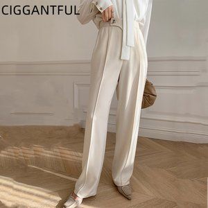Spring Summer Women High Waist Straight